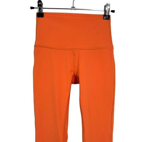 Lululemon Wunder Under High-Rise Tight 28" Leggings Orange Soda Size 2 - Picture 5 of 9
